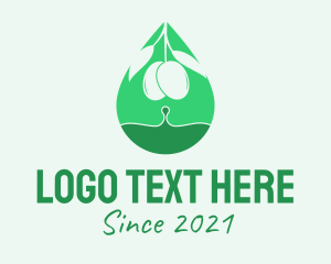 Green Olive - Olive Oil Extract logo design