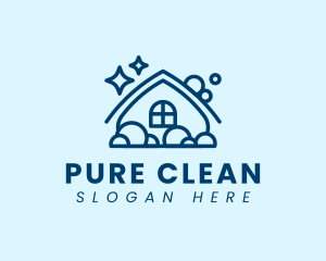 House Wash Cleaning logo design