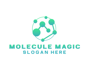 Molecule - Science Atom Molecule logo design