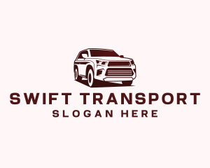 SUV Transport Car logo design