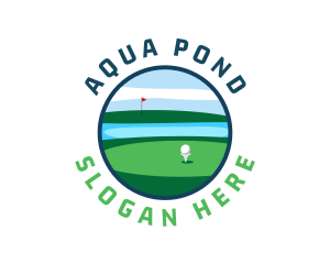 Pond - Golf Course Meadow logo design