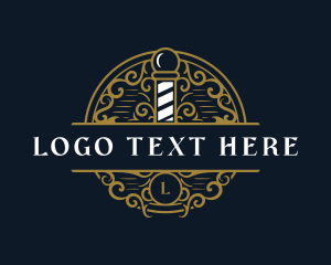 Grooming - Barber Haircut Stylist logo design