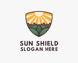 Sunrise Shield Nature logo design