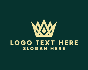 King - Luxury Crown Finance logo design