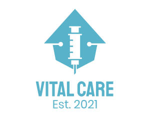 Medical Clinic Vaccine  logo design