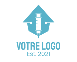Hospital - Medical Clinic Vaccine logo design