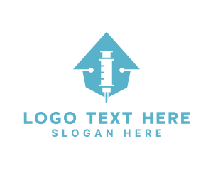 Medical Clinic Vaccine  logo design