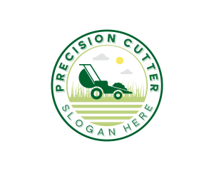 Lawn Mower Landscaping logo design