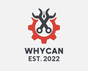 Wrench Gear Mechanic  logo design
