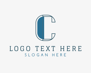 Coworking - Construction Engineering Letter C logo design