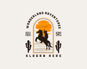 Cowboy Horse Ranch logo design