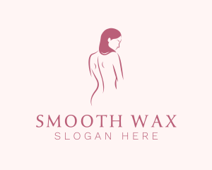 Nude Woman Body logo design