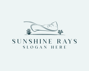 Marine Coral Stingray logo design