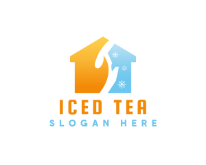 Hot Cold Home logo design