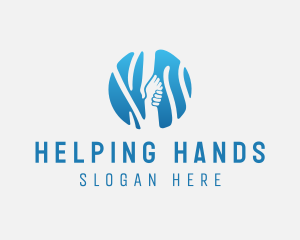 Helping Hand Charity Care  logo design