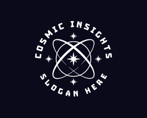 Cosmic Star Orbit logo design