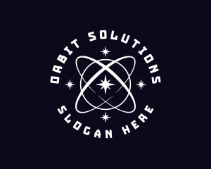 Cosmic Star Orbit logo design