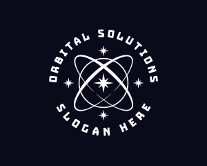 Cosmic Star Orbit logo design