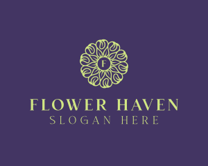 Natural Flower Petals logo design