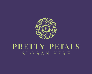 Natural Flower Petals logo design