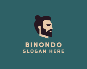 Hipster Man Beard Logo