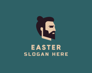 Hipster Man Beard Logo