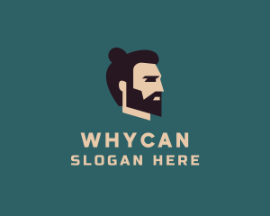 Hipster Man Beard Logo