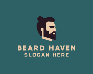 Beard - Hipster Man Beard logo design