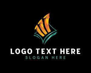 Sales - Arrow Graph Trading logo design