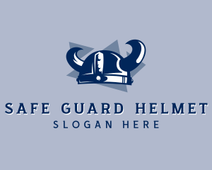 Helmet - Viking Warrior Helmet logo design