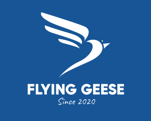 Elegant Flying Bird  logo design