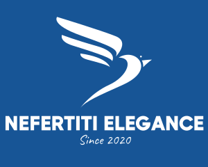 Elegant Flying Bird  logo design