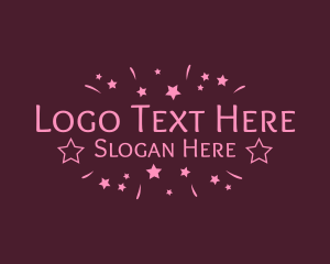 Fun - Pink Festive Star logo design