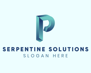 Generic Business Letter P  logo design