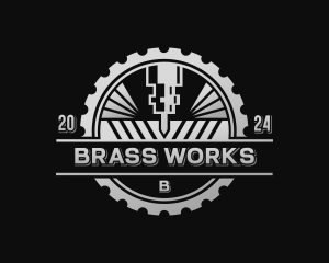 Mechanical Laser CNC logo design