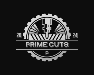 Mechanical Laser CNC logo design