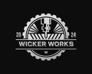 Mechanical Laser CNC logo design