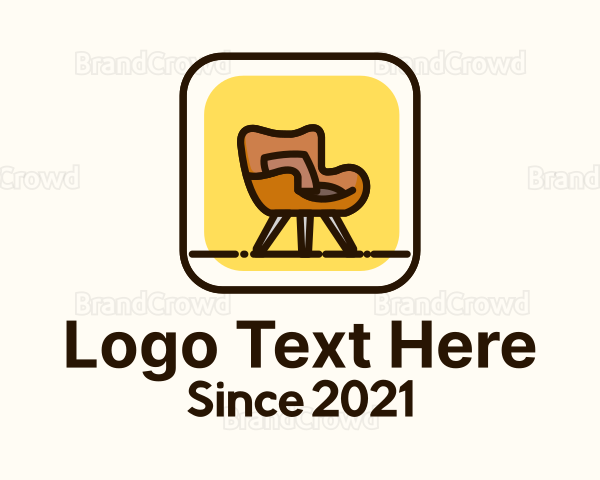 Lounge Armchair Furniture Logo