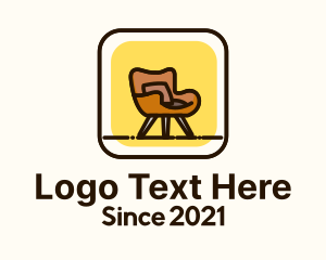 Furniture Shop - Lounge Armchair Furniture logo design