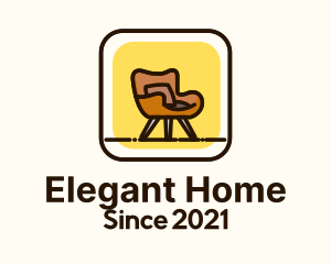 Lounge Armchair Furniture logo design