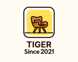 Chair - Lounge Armchair Furniture logo design
