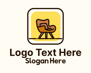 Lounge Armchair Furniture Logo