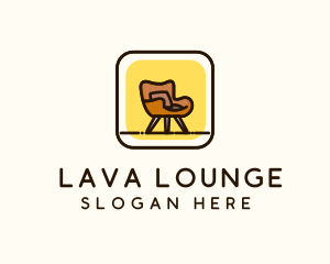 Lounge Armchair Furniture logo design