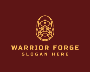 Battle - Viking Warrior Avatar logo design