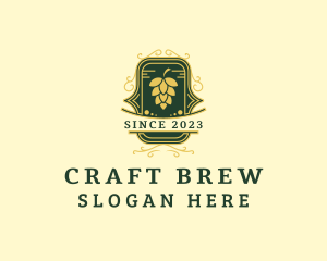 Craft Beer Brewery logo design