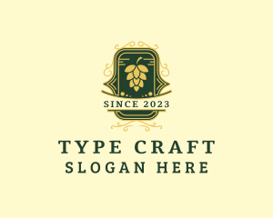 Craft Beer Brewery logo design