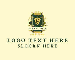 Beer Hops - Craft Beer Brewery logo design