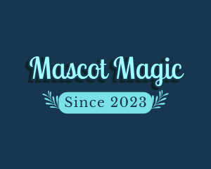 Blue Magical Wreath logo design