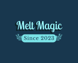 Blue Magical Wreath logo design