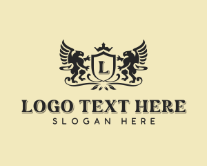 Heraldry - Griffin Regal University logo design